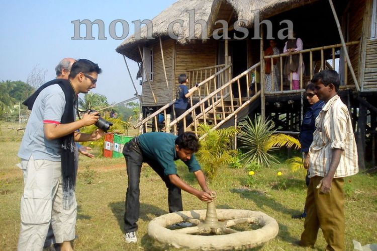 a small try by the guests