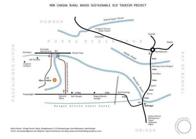 Route Map of Monchasha